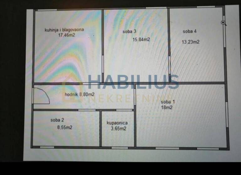 Wohnung zum Kauf 350.000 € 3 Zimmer 85 m² Masiceva - Dobri dol