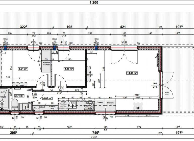 Bungalow zum Kauf - Erstbezug provisionsfrei 214.255 € 3 Zimmer 40 m² 918 m² Grundstück Thorstorf Warnow OT Thorstorf 23936