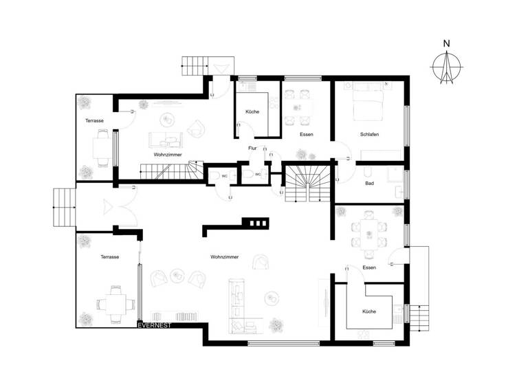Haus zum Kauf 18 Zimmer 431 m² 673 m² Grundstück Langendiebach Erlensee 63526