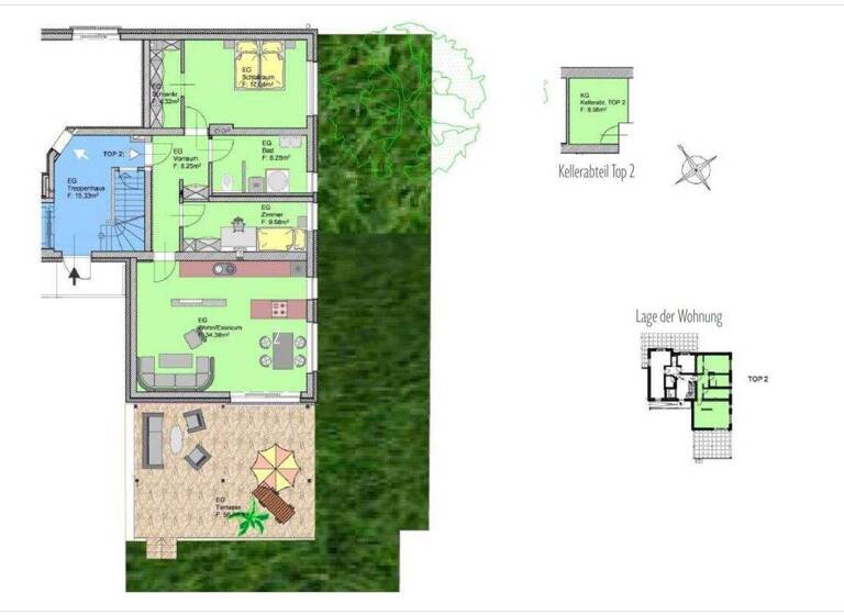 Wohnung zum Kauf - Erstbezug 398.000 € 3 Zimmer 82 m² St. Kanzian am Klopeiner See 9122