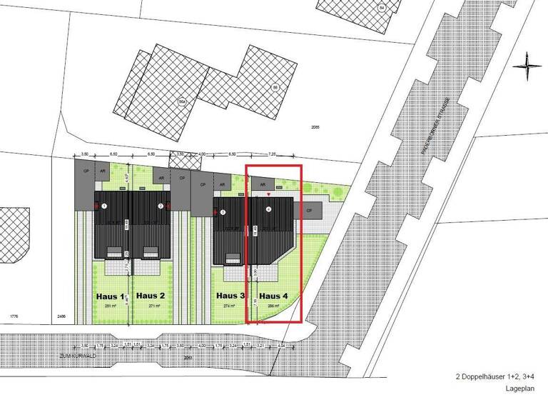 Doppelhaushälfte zum Kauf - Erstbezug provisionsfrei 376.900 € 6 Zimmer 160,2 m² Zum Kurwald 2b Schlangen 33189