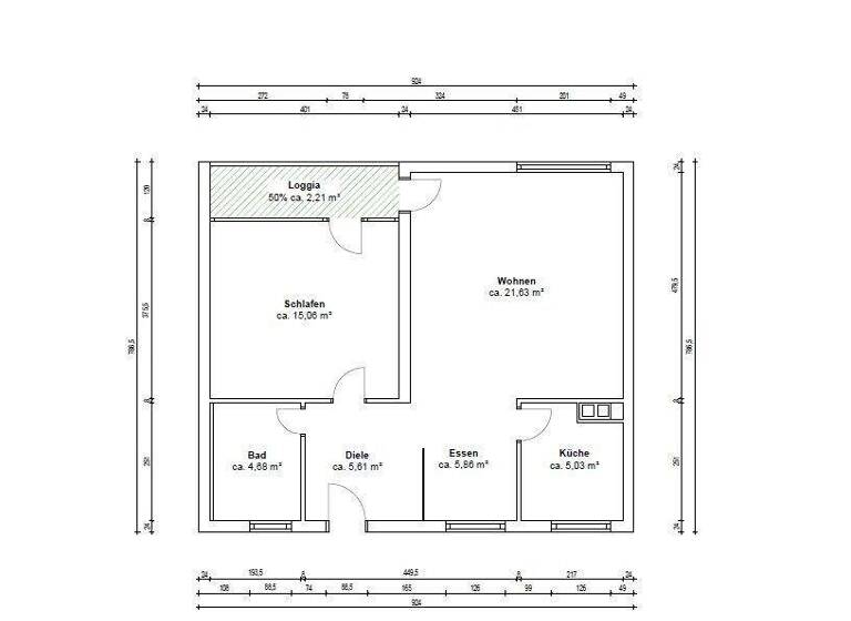 Wohnung zum Kauf 80.000 € 2 Zimmer 60 m² 3. Geschoss Inrath/Kliedbruch Krefeld 47803