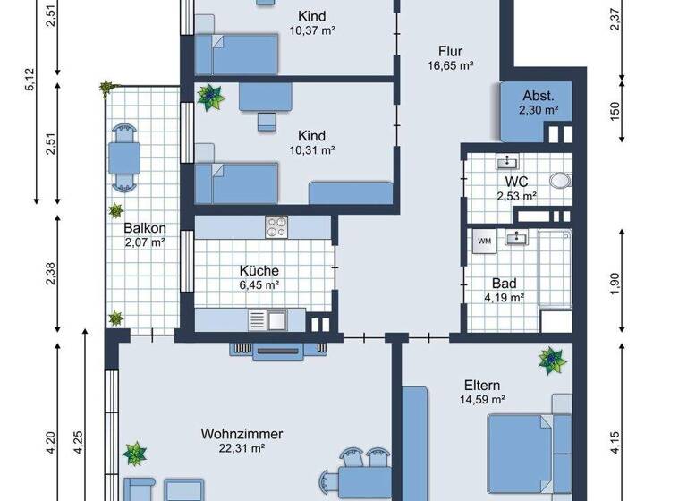 Wohnung zum Kauf 197.000 € 4 Zimmer 92 m² 1. Geschoss frei ab 01.03.2026 Oberndorf Oberndorf am Neckar 78727