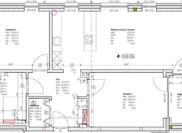 Wohnung zur Miete - Erstbezug 1.435 € 3 Zimmer 95,7 m² EG Nelson-Mandela-Ring 60b Bürgerfelde Oldenburg 26127