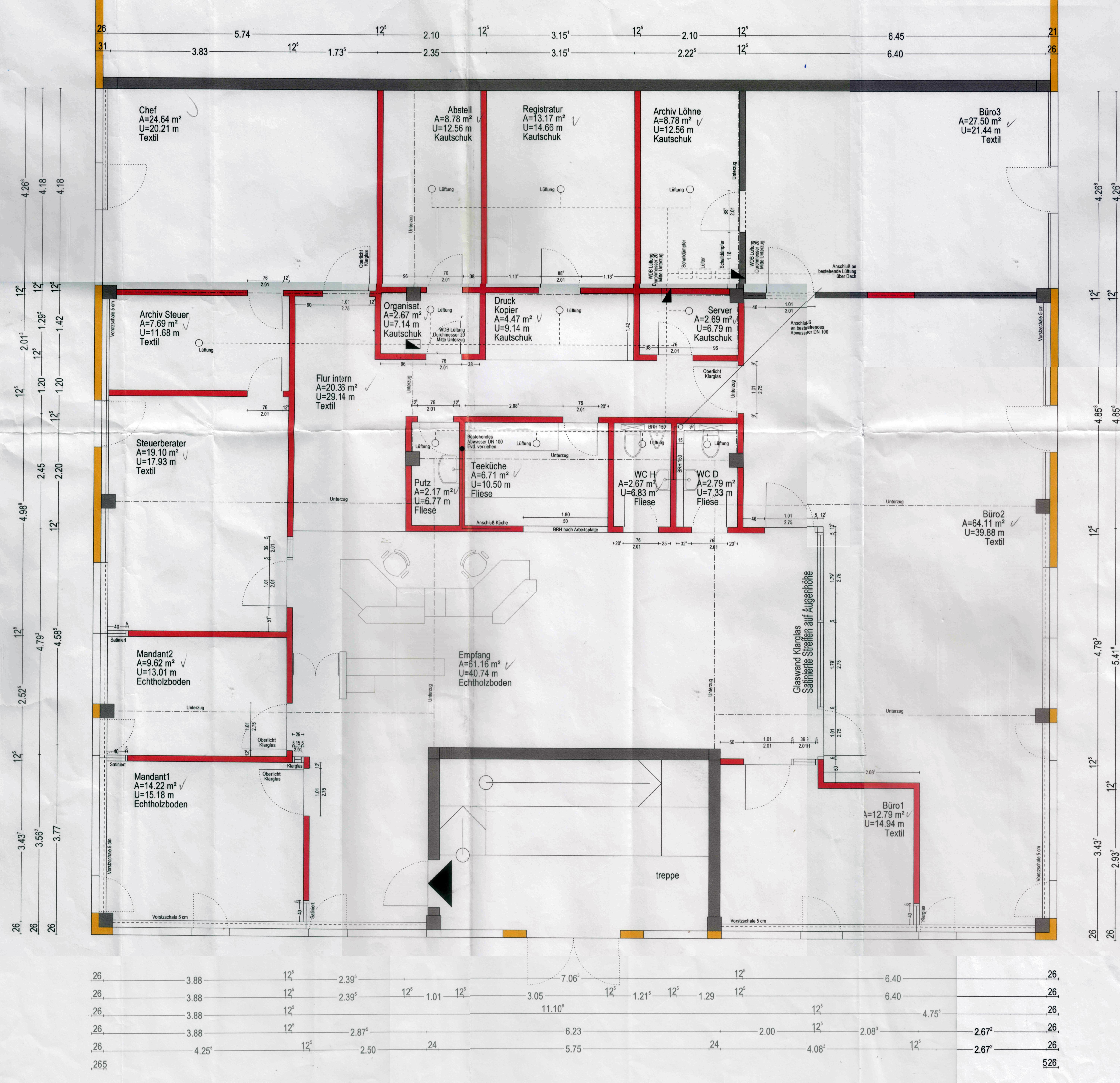 Bürofläche zur Miete provisionsfrei 2.500 € 18 Zimmer 320 m²<br/>Bürofläche Ohmstr. 9 Hilpoltstein Hilpoltstein 91161