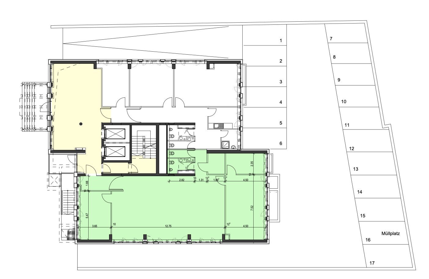 Bürogebäude zur Miete provisionsfrei 26 € 206 m²<br/>Bürofläche Westend - Süd Frankfurt am Main 60325