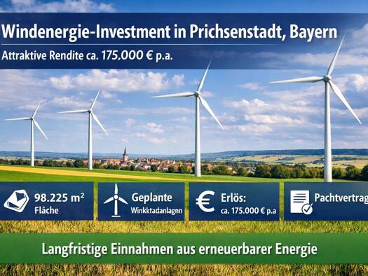 Gewerbegrundstück zum Kauf 995.000 € 98.225 m² Grundstück Altenschönbach Prichsenstadt 97357