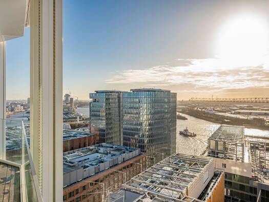 Wohnung zur Miete 2.227 € 2 Zimmer 59,7 m² 11. Geschoss HafenCity Hamburg 20457