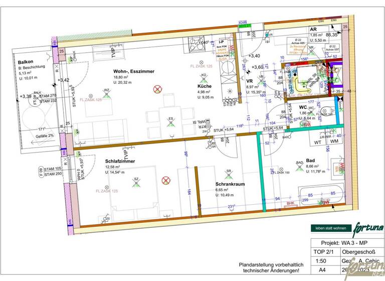 Wohnung zum Kauf - Erstbezug 279.448 € 2 Zimmer 64,1 m² 1. Geschoss Marktplatz 3a Leobersdorf 2544