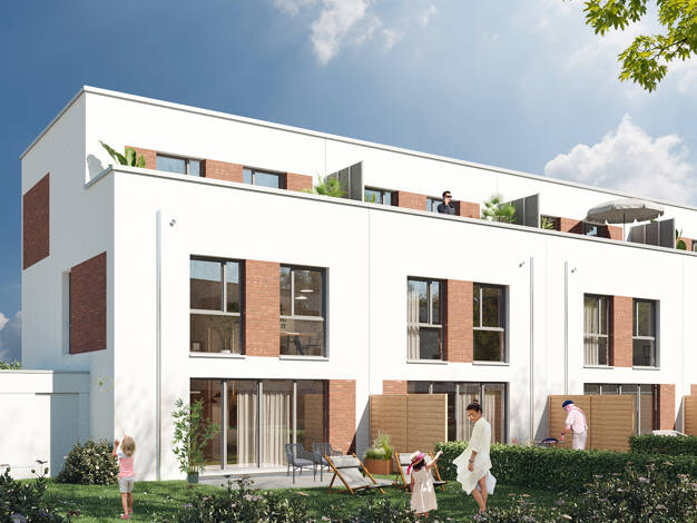Reihenmittelhaus zum Kauf - Neubau provisionsfrei 378.900 € 4 Zimmer 134 m² 224 m² Grundstück Am Auenpark Selm Selm 59379