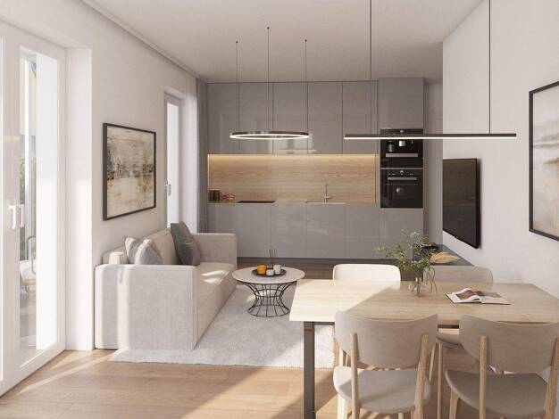 Wohnung zum Kauf provisionsfrei 288.975 € 2 Zimmer 38,5 m² 1. Geschoss Achdorf Landshut 84036