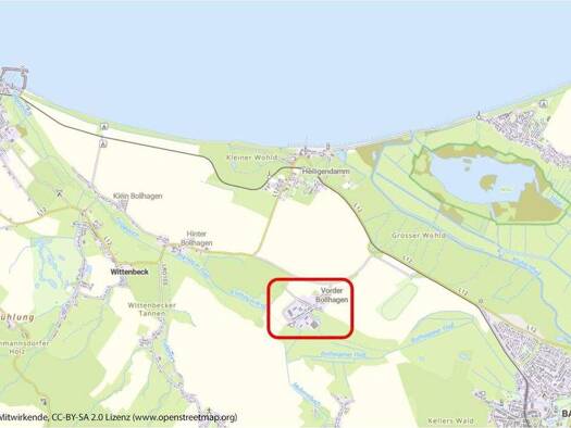 Grundstück zum Kauf provisionsfrei 95.000 € 465 m² Grundstück Vorder Bollhagen Vorder-Bollhagen 18209