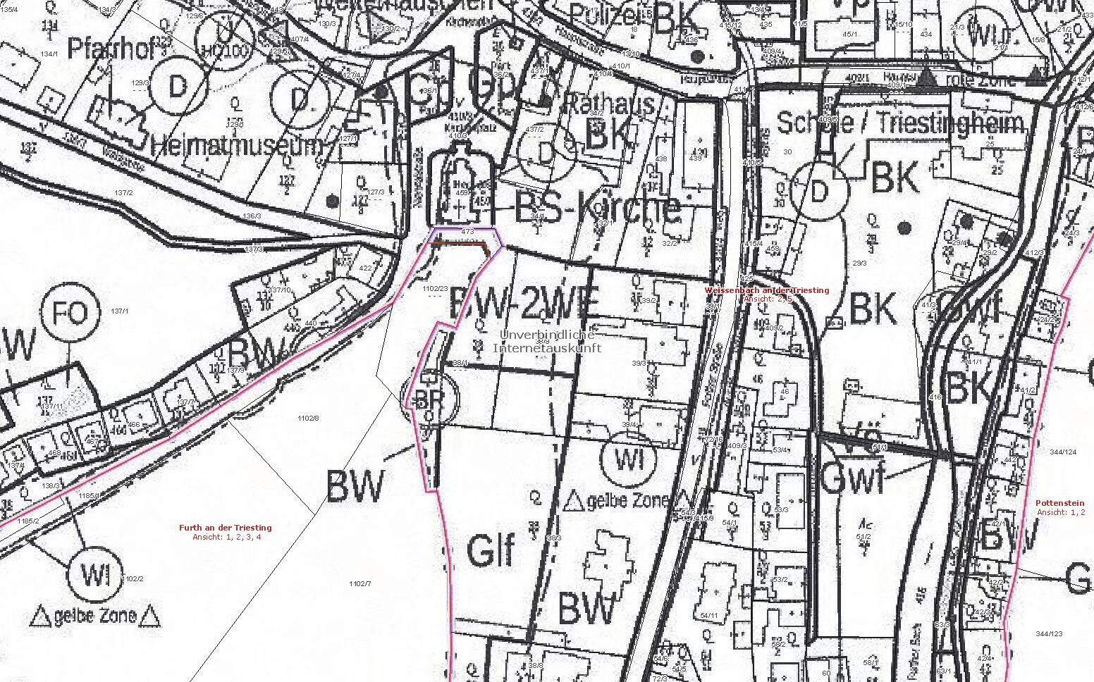 Grundstück zum Kauf 289.000 € 2.484 m²<br/>Grundstück Weissenbach an der Triesting 2564