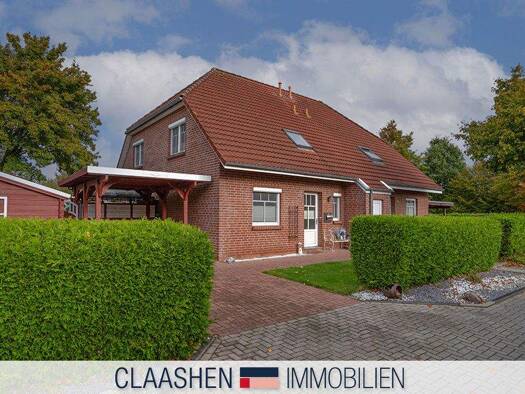 Doppelhaushälfte zum Kauf 299.000 € 4 Zimmer 103 m² 333 m² Grundstück Bargebur Norden 26506