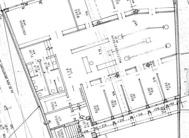 Praxis zur Miete 15 € 414 m² Bürofläche Ludwigstr. 1 Innenstadt Augsburg 86150