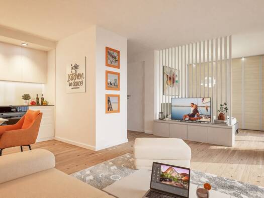 Penthouse zum Kauf provisionsfrei 328.400 € 1,5 Zimmer 47,4 m² Ailingen Friedrichshafen 88048