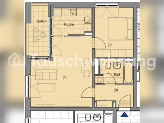Wohnung zur Miete Tauschwohnung 680 € 2 Zimmer 55 m² Bornstedt Potsdam 14469