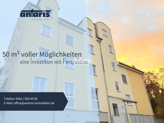 Wohnung zum Kauf 199.000 € 1 Zimmer 50,6 m² Wenigenjena Jena 07743