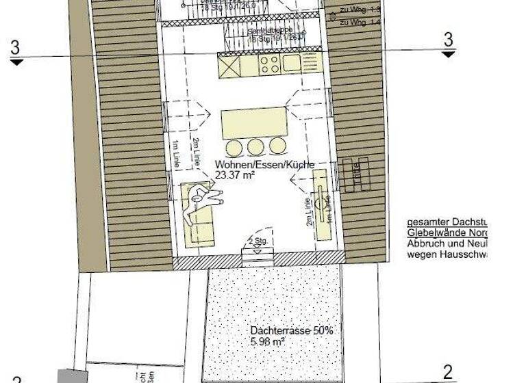 Maisonette zum Kauf 439.000 € 2 Zimmer 62 m² 1. Geschoss Innenstadt Regensburg 93047