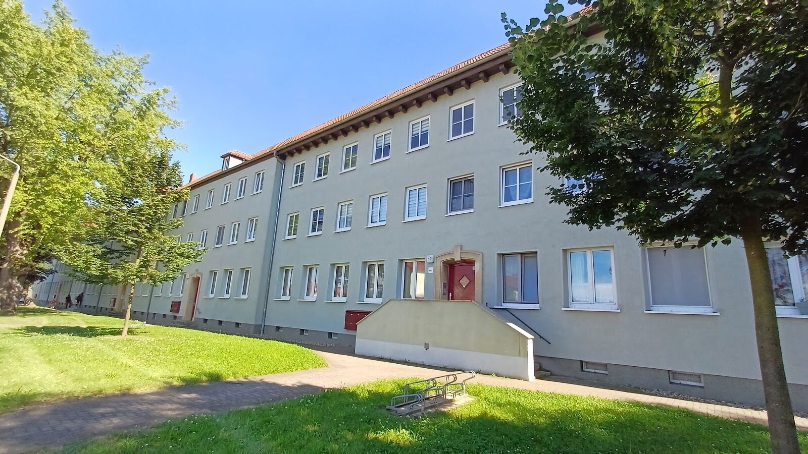 Wohnung zur Miete 372 € 3 Zimmer 65,2 m²<br/>Wohnfläche 2.<br/>Geschoss Fritz-Reuter-Straße 46 Merseburg Merseburg 06217