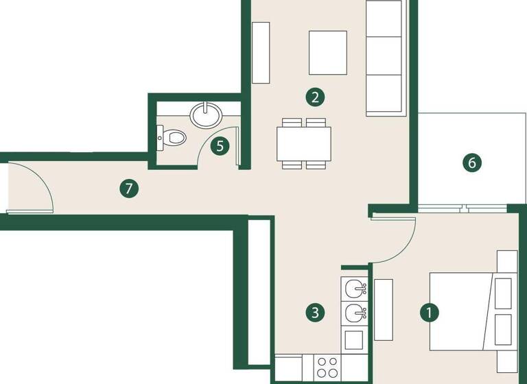 Wohnung zum Kauf provisionsfrei 279.794 € 2 Zimmer 71,6 m² Dubai 00000