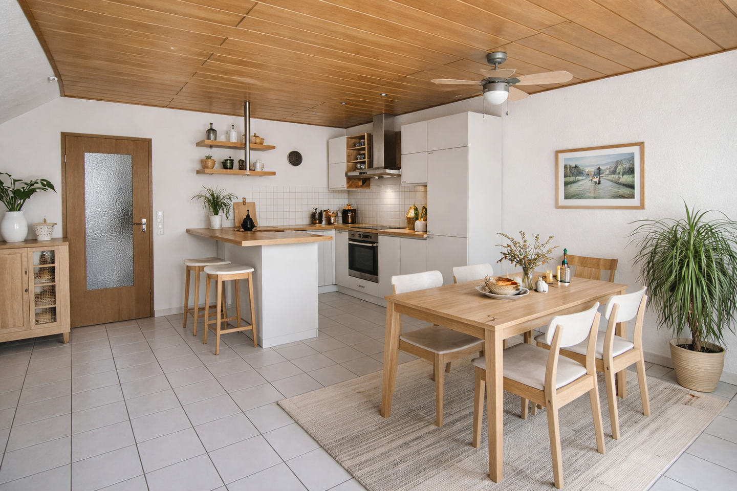 Immobilie in Ochsenfurt - Gemütliche Dachgeschosswohnung mit Südbalkon in ruhiger Lage von Ochsenfurt-Hohestadt - Bild 4