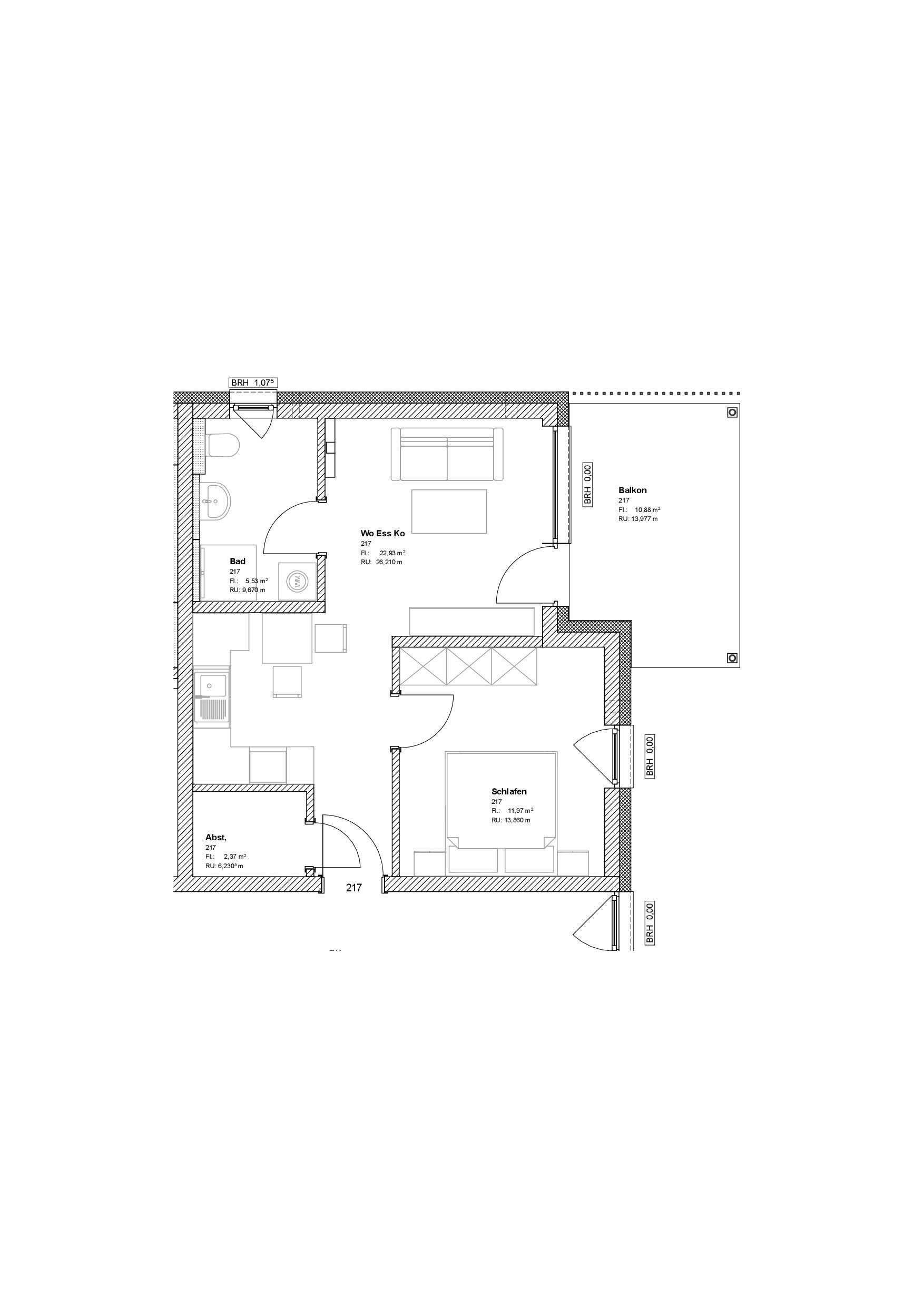 Wohnung zur Miete 600 € 2 Zimmer 48,2 m²<br/>Wohnfläche 1.<br/>Geschoss ab sofort<br/>Verfügbarkeit Zufuhrstr. 5 Gunzenhausen Gunzenhausen 91710