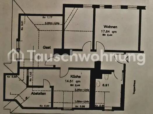 Wohnung zur Miete Tauschwohnung 500 € 3 Zimmer 80 m² 2. Geschoss Innere Neustadt Dresden 01099