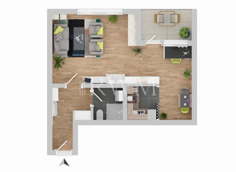 Wohnung zum Kauf 145.000 € 1,5 Zimmer 39,2 m² Großheppach Weinstadt 71384