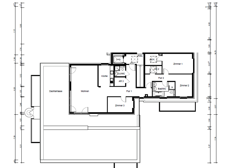 WG-Zimmer zur Miete 1.900 € 4 Zimmer 141,2 m² 4. Geschoss frei ab 01.05.2026 Eupener Str. 114 Aachen 52066