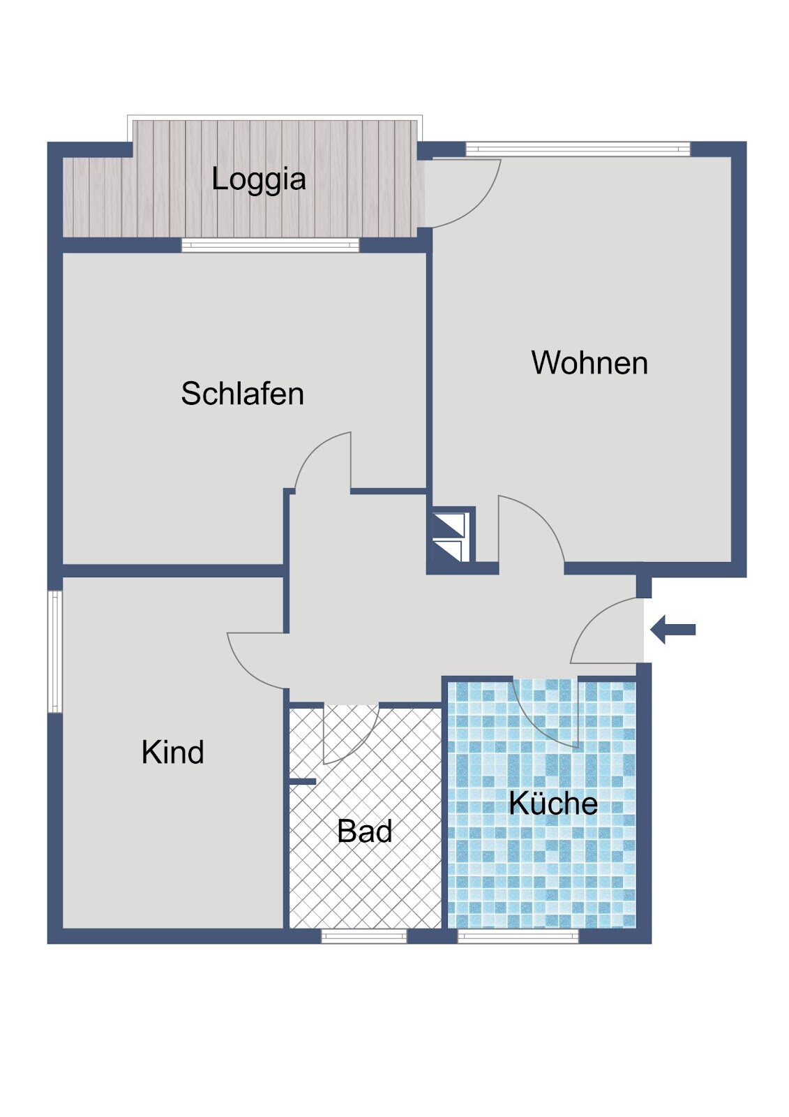 Wohnung zur Miete nur mit Wohnberechtigungsschein 341 € 3 Zimmer 76 m²<br/>Wohnfläche ab sofort<br/>Verfügbarkeit Jenaer Straße 20 Melsungen Melsungen 34212