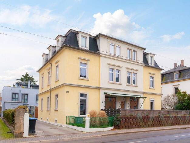 Terrassenwohnung zur Miete 950 € 3 Zimmer 91,3 m² 1. Geschoss frei ab 15.01.2026 Stephensonstraße 32 Leuben Dresden 01257