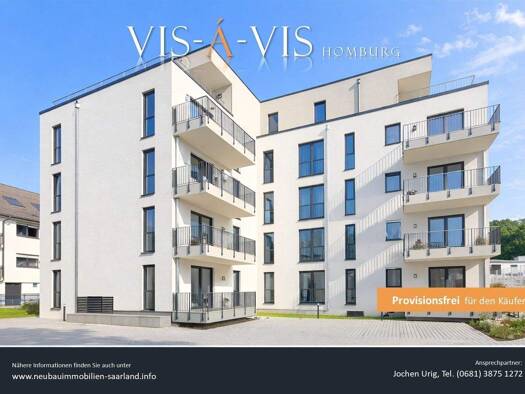 Wohnung zum Kauf - Erstbezug provisionsfrei 338.662 € 3 Zimmer 90,6 m² Homburg 66424