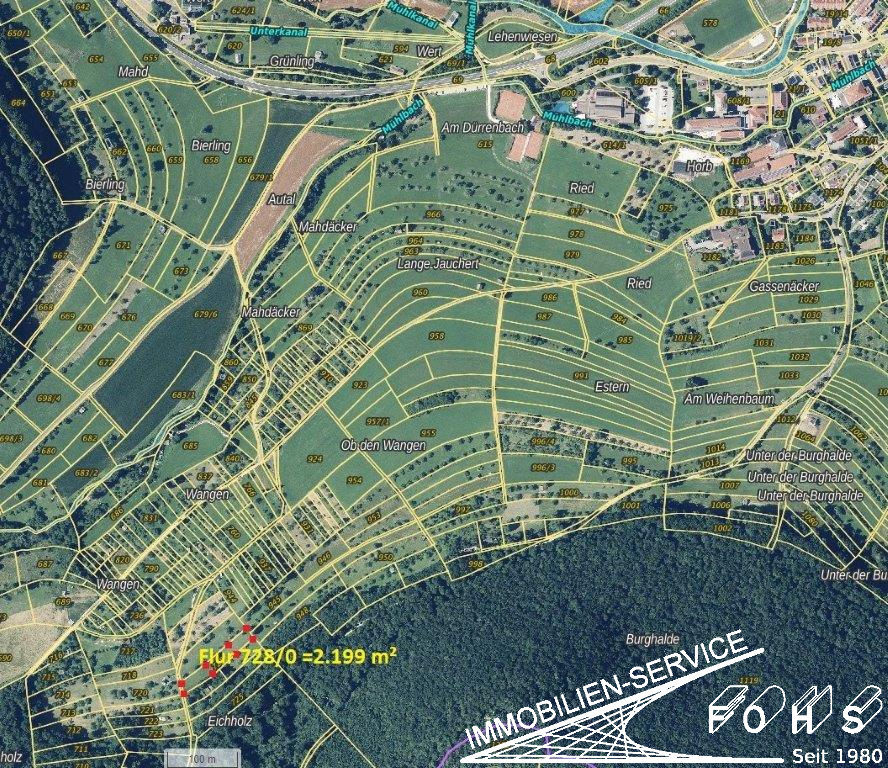 Landwirtschaftliche Fläche zum Kauf 2.199 m²<br/>Grundstück Bad Überkingen Bad Überkingen 73337