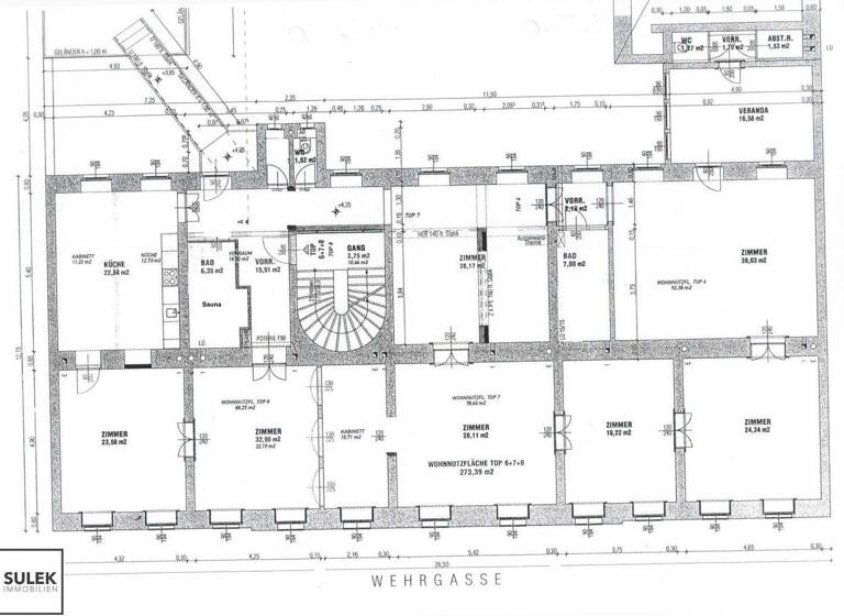 Wohnung zur Miete 3.404 € 7 Zimmer 1. Geschoss Wien 1050
