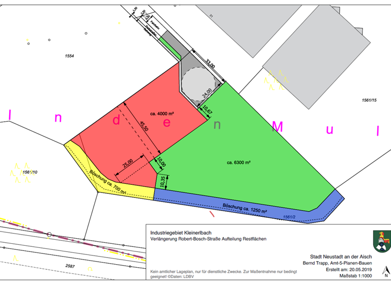 Gewerbegrundstück zum Kauf 449.000 € 4.763 m² Grundstück Neustadt Neustadt a d Aisch 91413