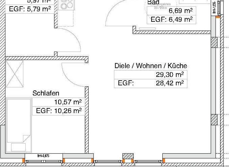 Wohnung zum Kauf - Erstbezug 299.000 € 2 Zimmer 55 m² frei ab 01.09.2026 Mühlenstraße 48 Geesthacht 21502