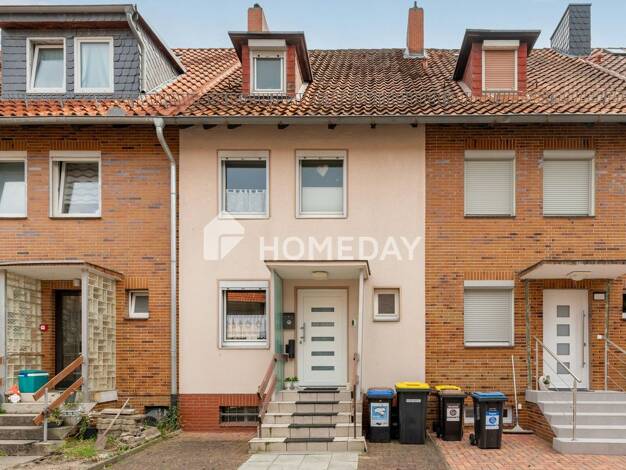 Reihenmittelhaus zum Kauf 420.000 € 5 Zimmer 72,3 m² 142 m² Grundstück Godshorn Langenhagen 30855