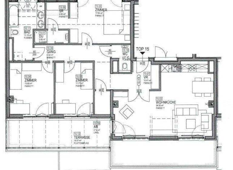 Wohnung zur Miete 2.568 € 4 Zimmer 115,7 m² frei ab 01.03.2026 Saarplatz Wien 1190