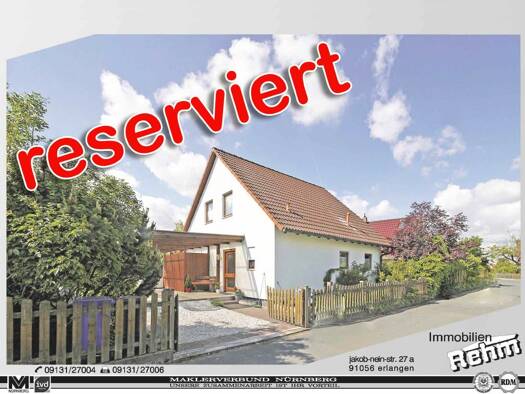 Einfamilienhaus zum Kauf 495.000 € 4,5 Zimmer 120 m² 232 m² Grundstück Bruck Erlangen 91058