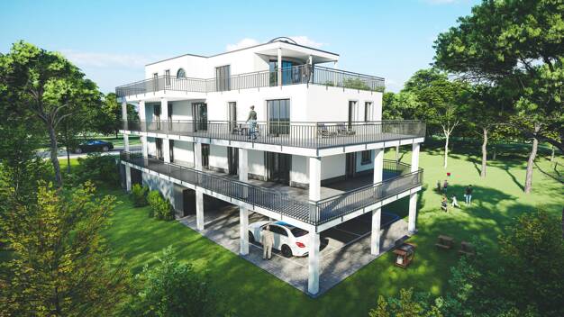 Studio zum Kauf - Neubau provisionsfrei 365.000 € 2 Zimmer 79,1 m² 2. Geschoss Waterender Weg 4 Wehdestraße Oldenburg 26123