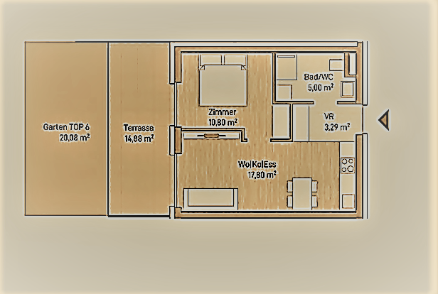 Wohnung zum Kauf provisionsfrei 223.057 € 2 Zimmer 36,9 m²<br/>Wohnfläche Eggenberg Graz Eggenberg 8020