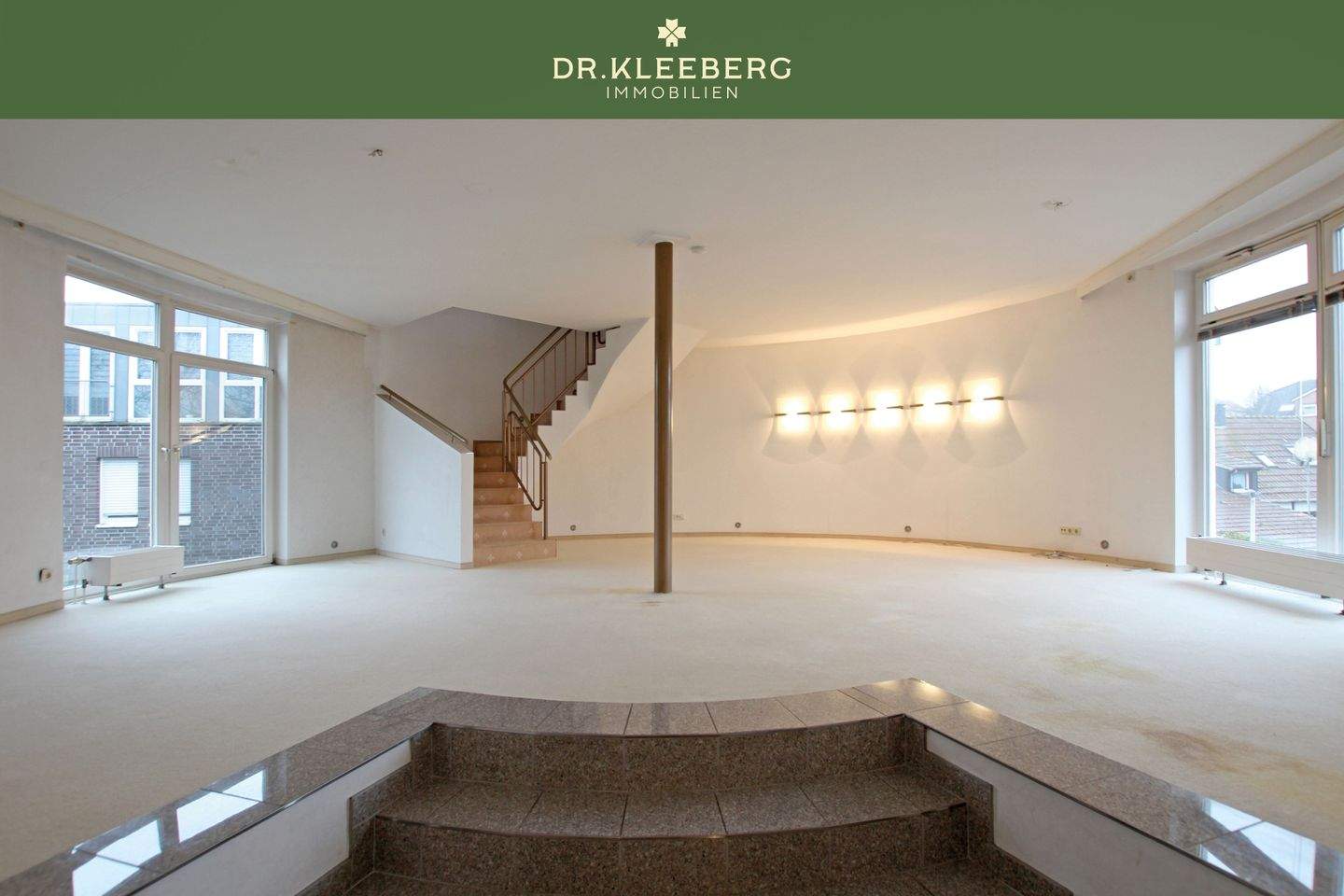 Immobilie in Nottuln - Architektonisches Highlight am Grüngürtel - Maisonettewohnung mit Runddesign in Nottuln - Bild 2