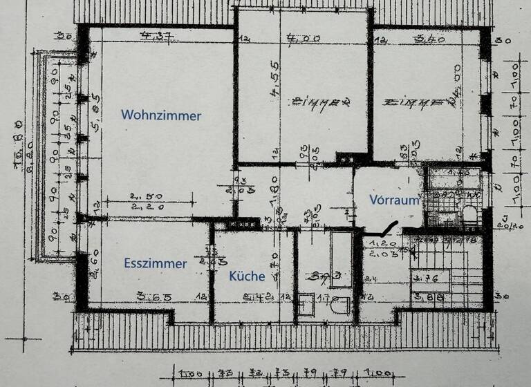 Wohnung zur Miete 810 € 4 Zimmer 85 m² Geschoss 1/2 frei ab sofort Hermann-Löns-Straße 11 Innenstadt Bad Salzuflen 32105