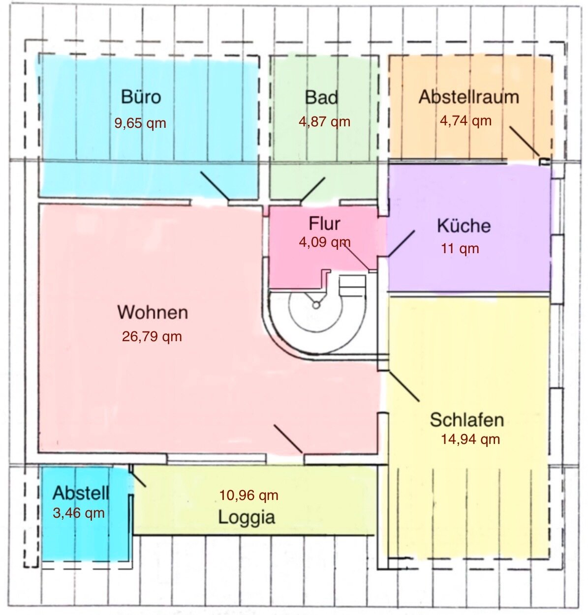 Wohnung zur Miete 810 € 3,5 Zimmer 90 m²<br/>Wohnfläche 2.<br/>Geschoss ab sofort<br/>Verfügbarkeit Kappel Niedereschach 78078