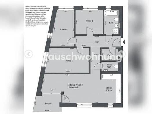 Wohnung zur Miete Tauschwohnung 934 € 4 Zimmer 93 m² EG Bemerode Hannover 30539