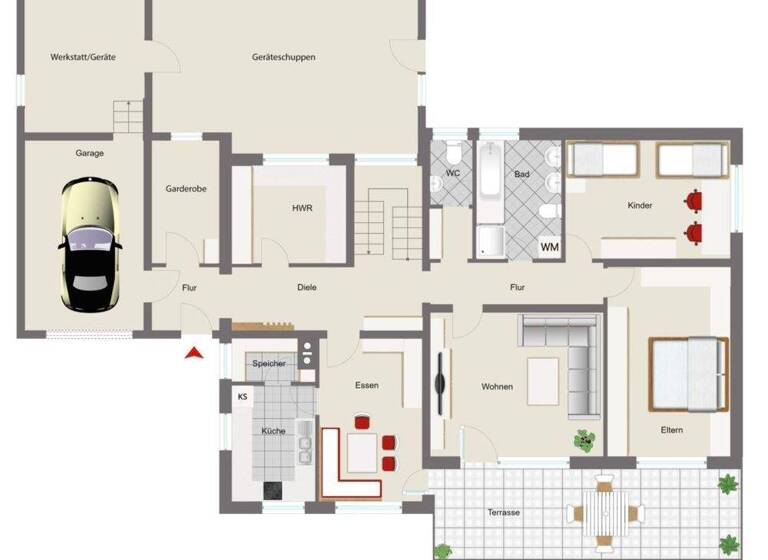 Bungalow zum Kauf 380.000 € 5 Zimmer 145,8 m² 686 m² Grundstück Adldorf Eichendorf 94428