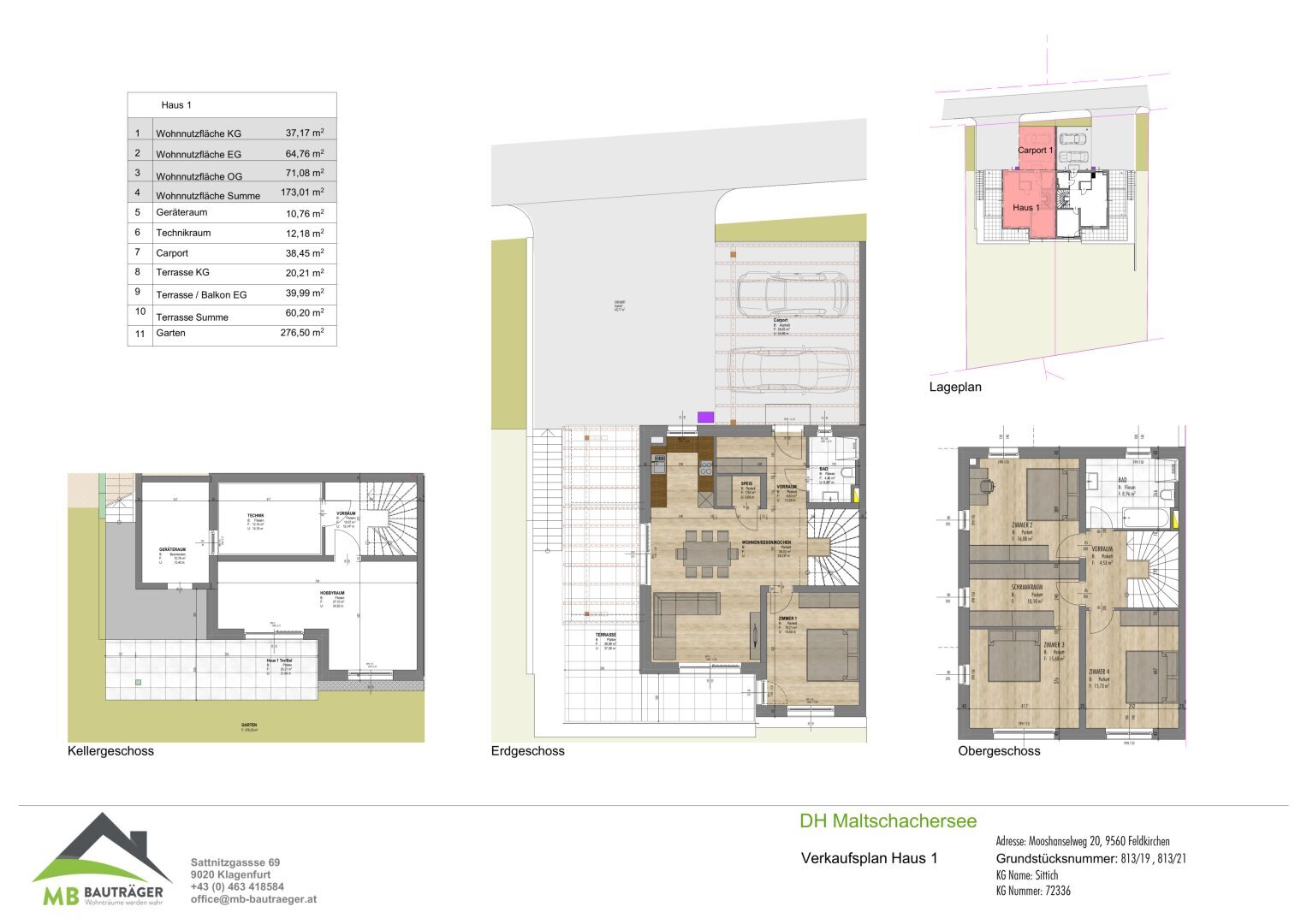 Haus zum Kauf 619.000 € 5 Zimmer 173 m²<br/>Wohnfläche Feldkirchen in Kärnten 9560