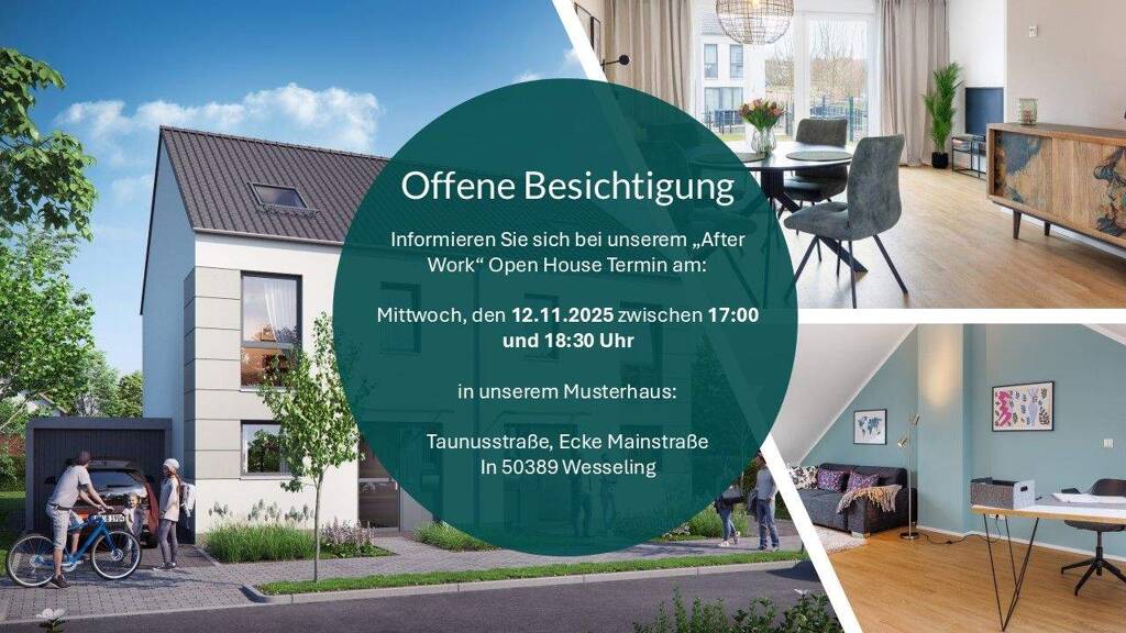 Fertig- und Musterhäuser zur Miete Taunusstraße Wesseling 50389