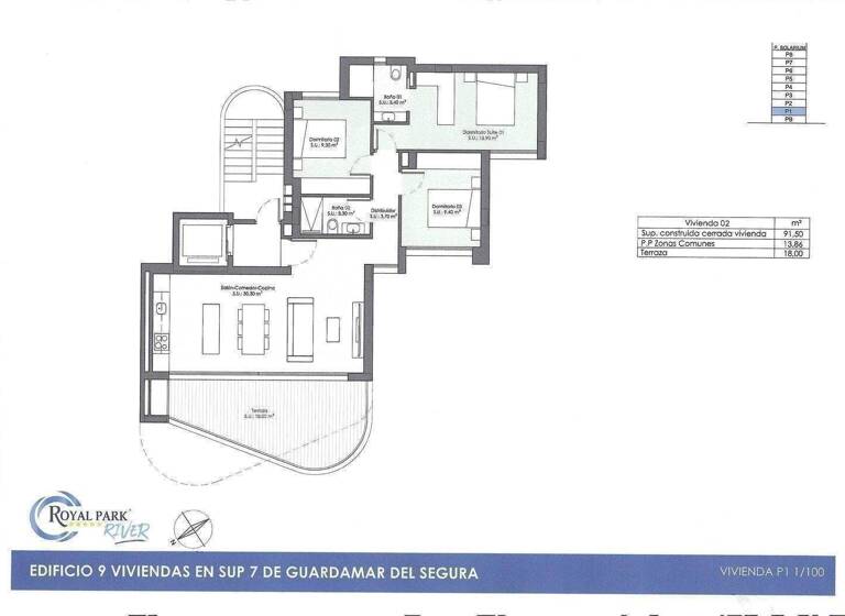 Studio zum Kauf provisionsfrei 315.000 € 4 Zimmer 91,5 m² Carrer Antonio Mora Pucholl 20 Guardamar del Segura 03140